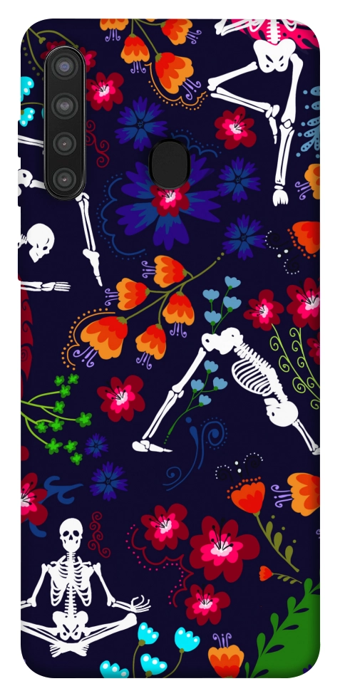 Чохол Yoga skeletons для Galaxy A21