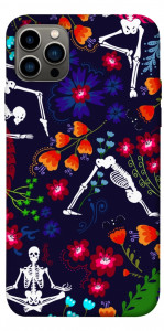 Чехол Yoga skeletons для iPhone 12 Pro