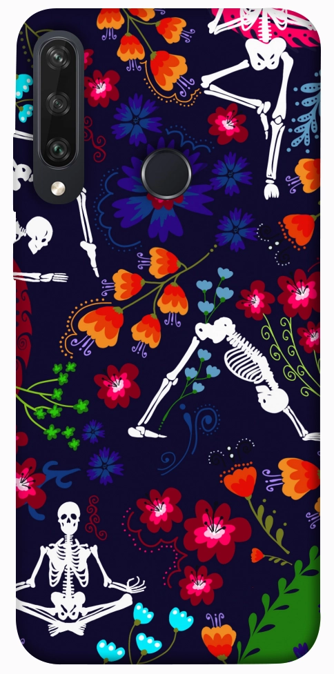 Чехол Yoga skeletons для Huawei Y6p