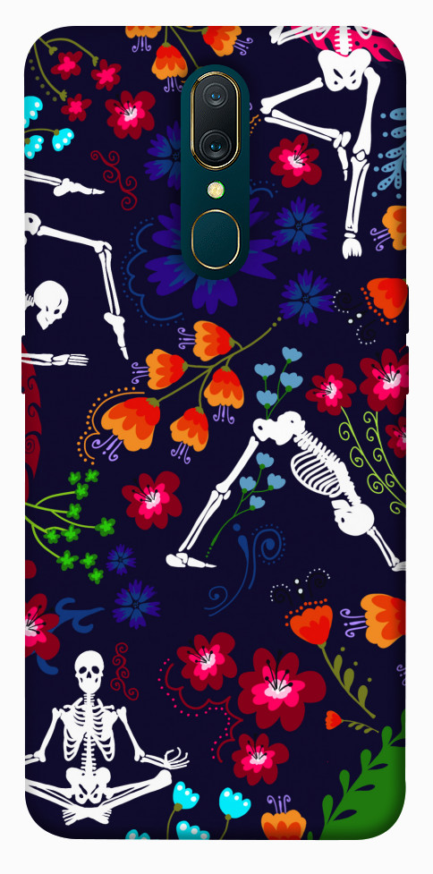 Чехол Yoga skeletons для OPPO A9