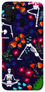 Чехол Yoga skeletons для Samsung Galaxy M30s