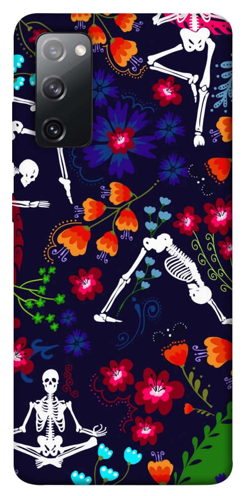 Чехол Yoga skeletons для Galaxy S20 FE