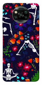 Чехол Yoga skeletons для Xiaomi Poco X3 Pro