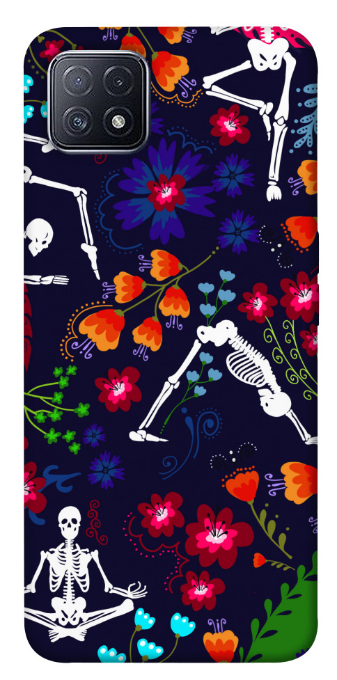 Чехол Yoga skeletons для Oppo A73