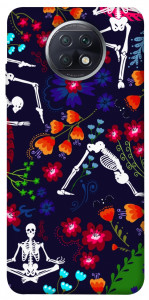 Чохол Yoga skeletons для Xiaomi Redmi Note 9 5G