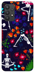 Чехол Yoga skeletons для Galaxy A32 4G