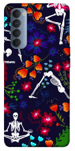 Чохол Yoga skeletons для Oppo Reno 4 Pro