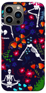 Чехол Yoga skeletons для iPhone 13 Pro Max