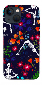 Чехол Yoga skeletons для iPhone 13 mini