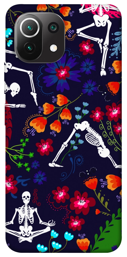 Чехол Yoga skeletons для Xiaomi Mi 11 Lite