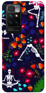 Чехол Yoga skeletons для Xiaomi Redmi 10