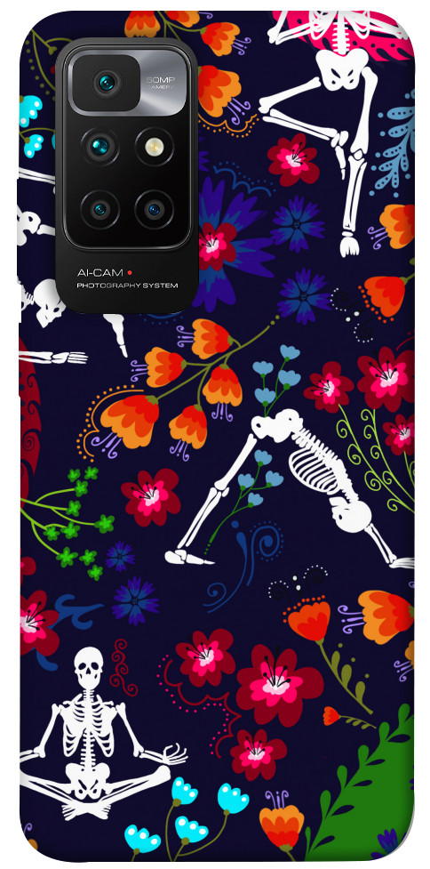 Чохол Yoga skeletons для Xiaomi Redmi 10