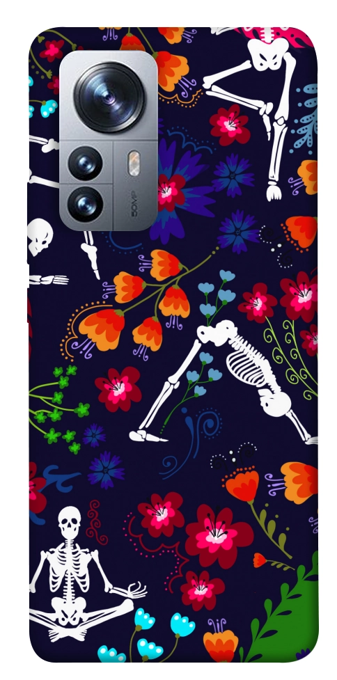 Чехол Yoga skeletons для Xiaomi 12