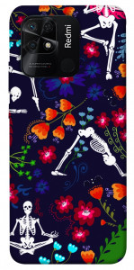 Чехол Yoga skeletons для Xiaomi Redmi 10C