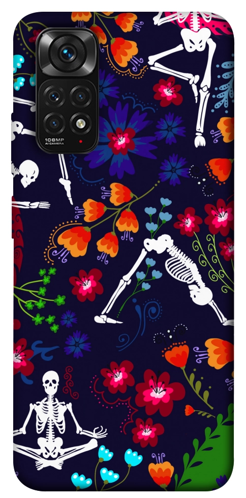 Чохол Yoga skeletons для Xiaomi Redmi Note 11 (Global)