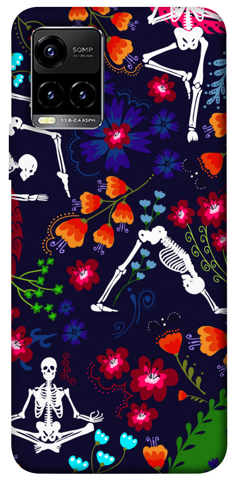 Чехол Yoga skeletons для Vivo Y21