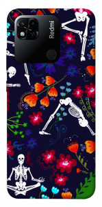 Чехол Yoga skeletons для Xiaomi Redmi 10A