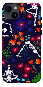 Чехол Yoga skeletons для iPhone 14 Plus