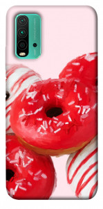 Чехол Tasty donuts для Xiaomi Redmi Note 9 4G