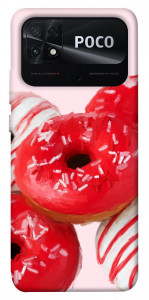 Чехол Tasty donuts для Xiaomi Poco C40