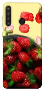 Чехол Strawberry для Galaxy A21