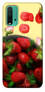 Чехол Strawberry для Xiaomi Redmi Note 9 4G