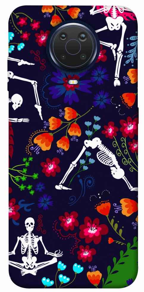 Чехол Yoga skeletons для Nokia G20