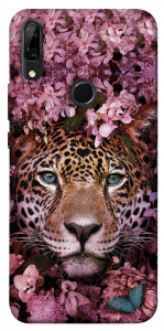Чехол Леопард в цветах для Huawei P Smart Z