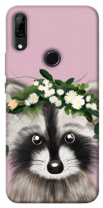 Чехол Raccoon in flowers для Huawei P Smart Z