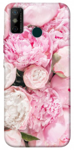 Чехол Pink peonies для TECNO Spark 6 Go