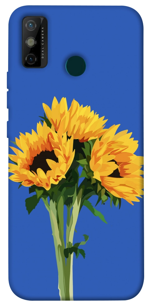 Чохол Bouquet of sunflowers для TECNO Spark 6 Go