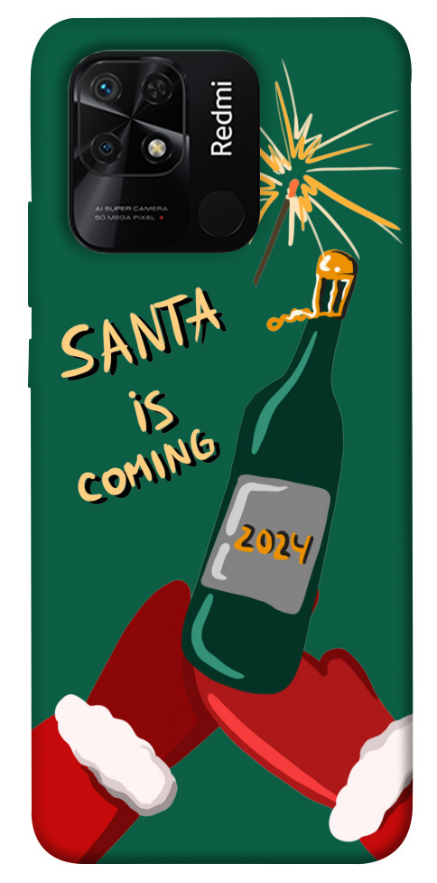 

Чехол Santa is coming для Xiaomi Redmi 10C 1448079
