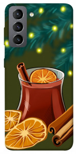 Чехол New year drink для Galaxy S21 FE