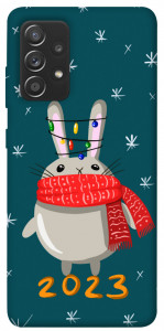 Чохол Новорічний кролик для Galaxy A72 4G