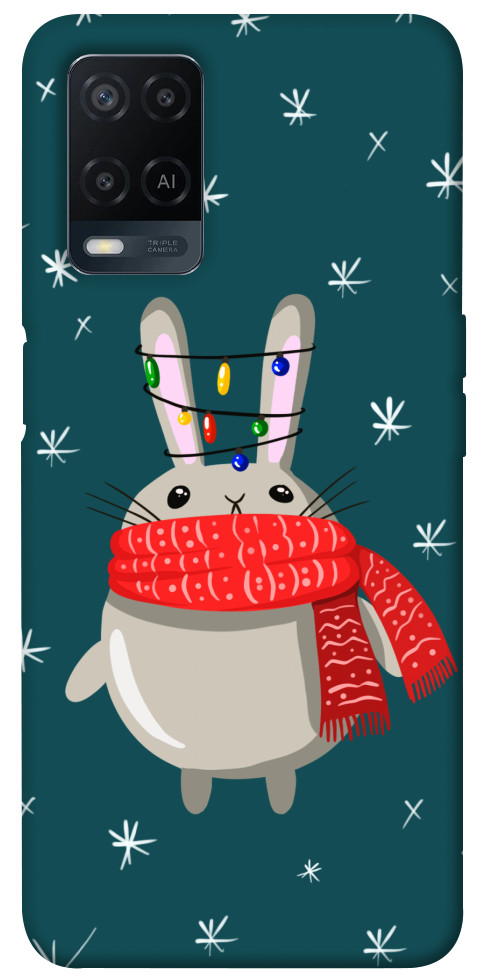 Чехол Новорічний кролик для Oppo A54 4G