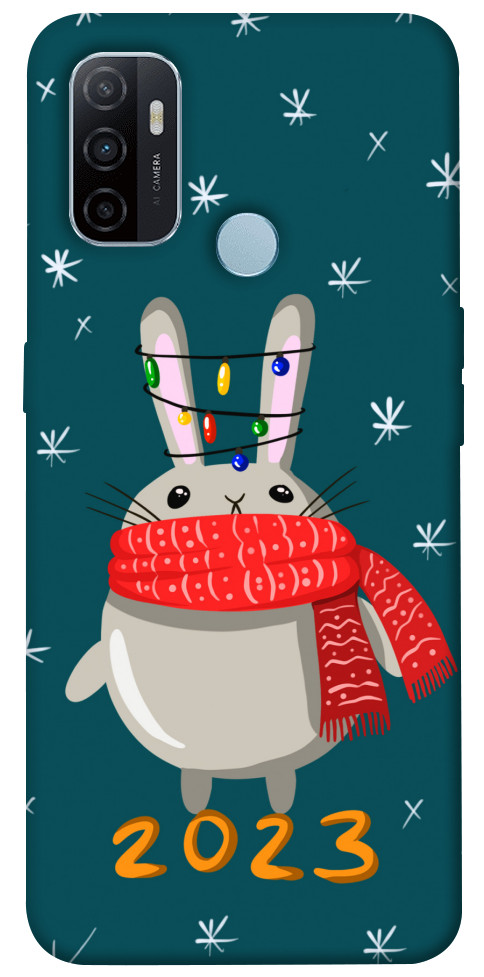Чохол Новорічний кролик для Oppo A33