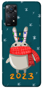 Чохол Новорічний кролик для Xiaomi Redmi Note 11 Pro
