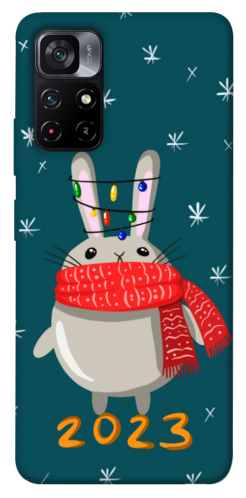 Чехол Новорічний кролик для Xiaomi Redmi 10 5G