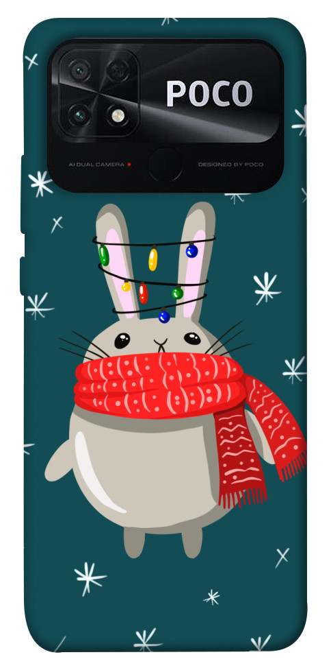 Чохол Новорічний кролик для Xiaomi Poco C40