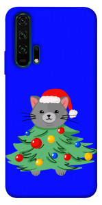 Чохол Новорічний котик для Huawei Honor 20 Pro