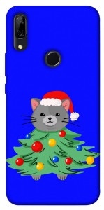 Чехол Новорічний котик для Huawei P Smart Z