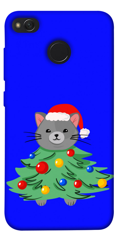 Чохол Новорічний котик для Xiaomi Redmi 4X