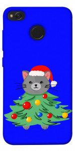 Чехол Новорічний котик для Xiaomi Redmi 4X
