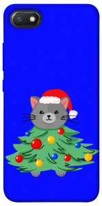 Чохол Новорічний котик для Xiaomi Redmi 6A