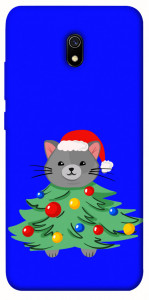 Чехол Новорічний котик для Xiaomi Redmi 8a