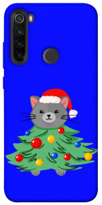 Чехол Новорічний котик для Xiaomi Redmi Note 8T