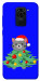 Чохол Новорічний котик для Xiaomi Redmi Note 9