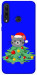 Чехол Новорічний котик для Huawei Y6p