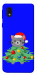 Чехол Новорічний котик для Galaxy M01 Core