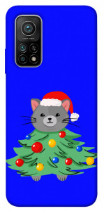 Чехол Новорічний котик для Xiaomi Mi 10T